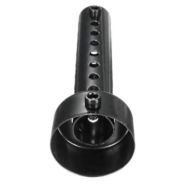 2x Universal Motorcykel Udstødningsrør Lyddæmper Db Killer Silencer 48mm Sort
