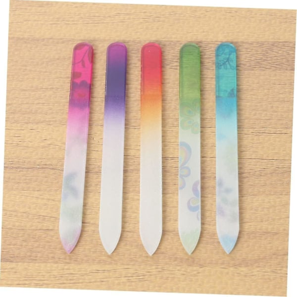 5 st professionella nagelfilar nagelglansbuffer nagelverktyg diamant nagelfil