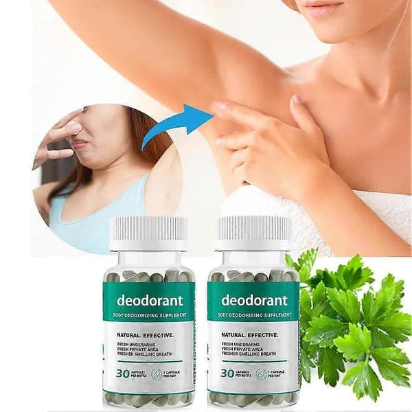 Intern kroppsdeodorant klorofyllkapsler Kroppsdeodoriserende supplement AA