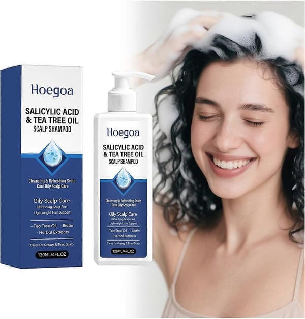 Salicylsyre & Tea Tree Olie Hovedbundsshampoo - 120ml
