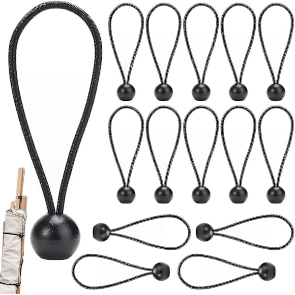 15 stk. elastiske spændere til swimmingpoolpresenninger og stropper, spændere til swimmingpoolpresenning, elastisk presenningstrailer, elastisk reb F