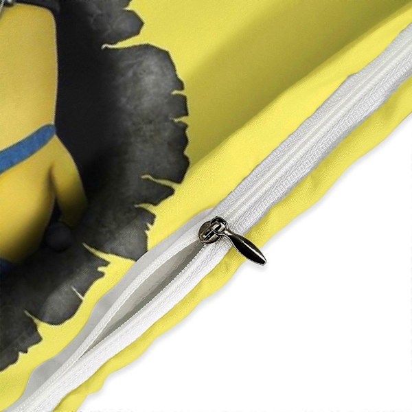 x495 Despicable Me 3-delat Sängklädesset Varmt och Bekvämt Mjukt Påslakanset med 1 Påslakan och 2 Örngott för Sovrum b495 135x200cm 53x78in