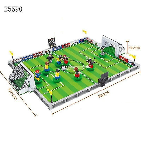 Fotball-VM fotballbane byggeklosser leker Football A 251pcs