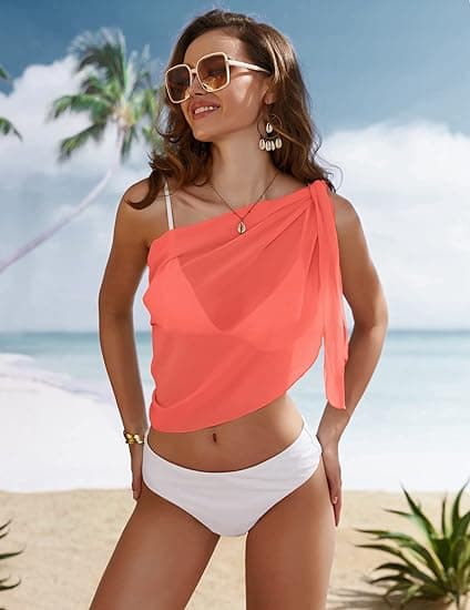 Sarong til kvinder, chiffon-cover-up