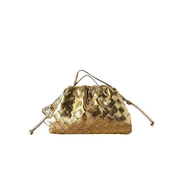 Molnrygsæk 2024 ny stil taske dame ko læder krøllet dumpling taske dame håndtaske skuldertaske MJ51 Lysegrøn Lysegrøn Lysegrøn Lysegrøn Light green 22*9*14cm