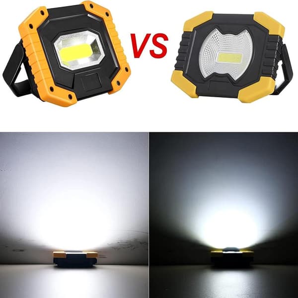 Oppladbar LED-flomlys 30W 2000 LM Byggeplassflomlys -FA-