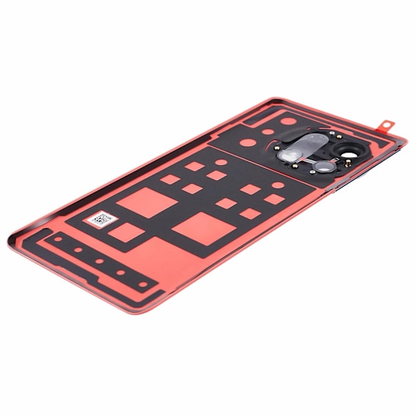 OnePlus 11R 5G:lle OEM-akkukotelo liima-tarralla + kameran linssin suojus - Musta Multicolor Red