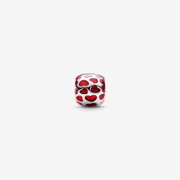 Pandora - Hjerte Rund Clip Charm - Sterlingsølv