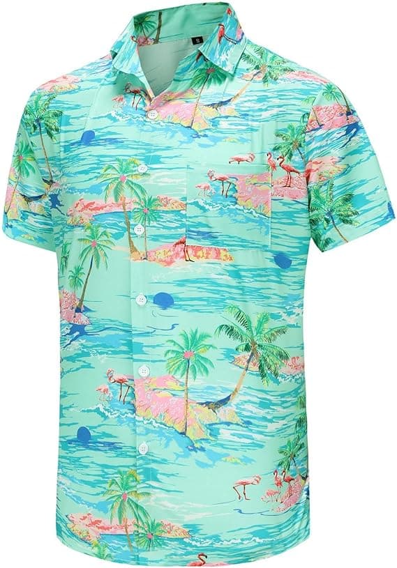 Morsom hawaiiskjorte for menn