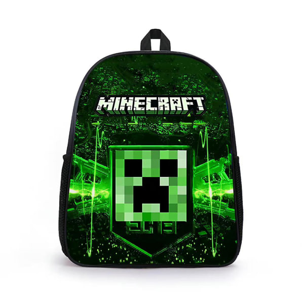 Minecraftin printed lasten reppu koululaukku, suuri tilavuus opiskelijan kirjalaukku reppulahja