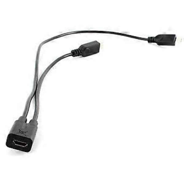 Micro USB Hun 1 til 2 Micro USB Han Splitter Forlængerladekabel Ledning til Opladning & Dataoverførsel USB-Tilbehør