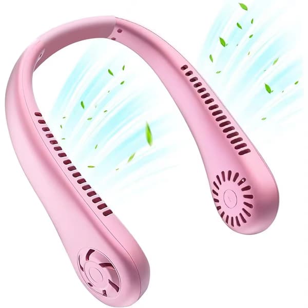Bladeless halsventilator, mini bærbar USB-ventilator