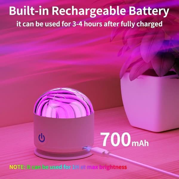 Starry Sky Projector, Aurora Lamp with 16 Light Effects and Remote Control, Galaxy Projector Night Light for Kids