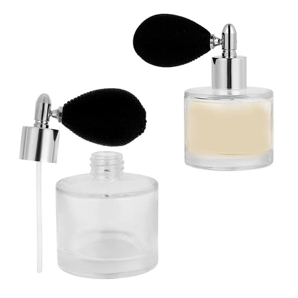 Parfymeflaske i glass for finforstøverbeholder 50 ml påfyllbar
