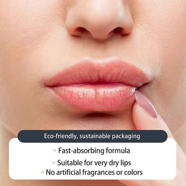 2 STK Oksetalg Leppepomade, Naturlig Talg Bivoks Leppepomade, Langvarig Fuktighetsgivende Fuktighetskrem Gressforet Oksetalg Leppepomade, Lindrer Sprukne Tørre Lepper 2PCS