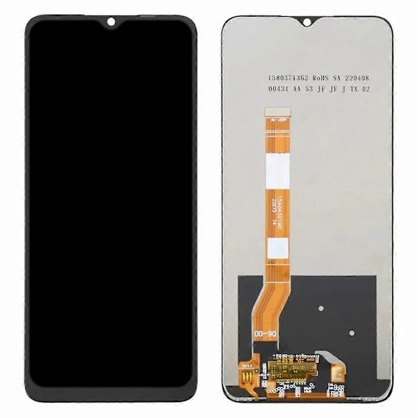 Til Oppo A38 4G / A18 4G OEM IPS LCD Grade S Skærm og Digitizer Samling Del (uden Logo)