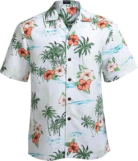 Hawaiiskjortor för män, kortärmade