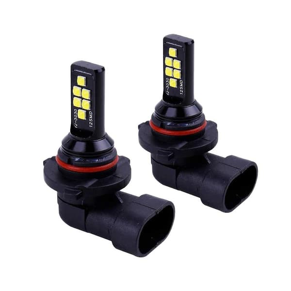 2X HB4 9006 LED Fog Light Bulb Advanced 3030 SMD Daytime Running Light DRL Lamp, Cool White 6000K