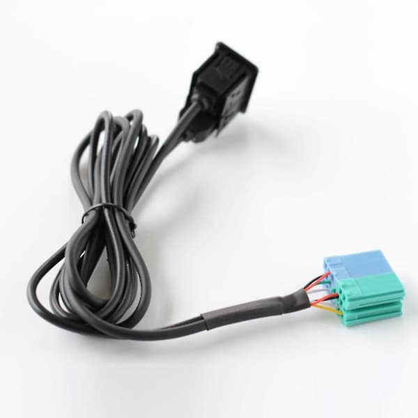 Radioforlengelse Aux Usb-port Adapterkabel Ledningssett For Black