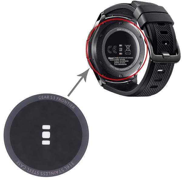 Bageste glaslinse til Samsung Gear S3 Frontier SM-R760