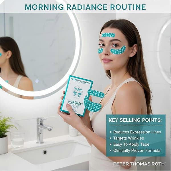 Peptide Skinjection Peptidberikad Ansikts- och Ögontejp - 40 st/förpackning