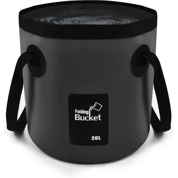20L hopfällbar hink, hopfällbar campinghink, hopfällbar vattenpåse, hopfällbar campinghink, bärbar, hopfällbar hink för biltvätt, fiske
