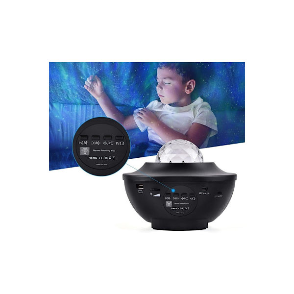 Bluetooth LED-projektor havstjernenattlys