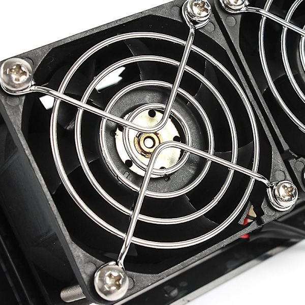 12v 6w Udstødningsventilator Campingvogne Side Luftventil Ventilation Biltilbehør Kompakt Black