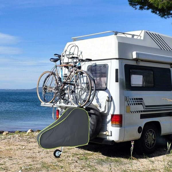 Trækstangsbeskyttelse til trailer, Universal campingvognsbeskyttelse, Trækdæksel campingvogn trailer trækdæksel med refleksstriber