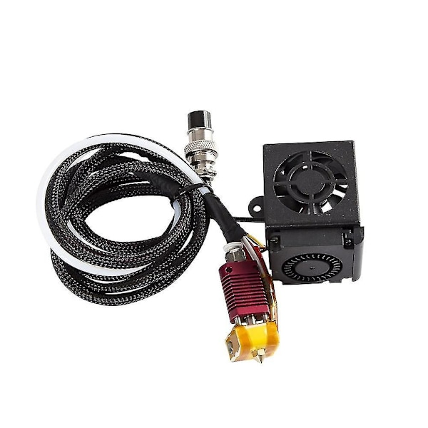 Creality 3D CR-10S Fuld Samlet Ekstruder Kit CR-10 Hotend Samling Fuld Dyse Kit Fuld Samlet Ekstruder Kit Ventilator Dæksel 3D Printer Tilbehør Cool