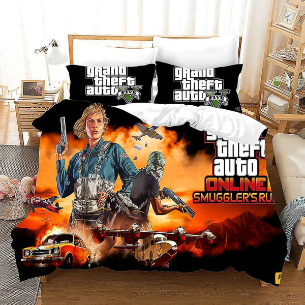 Gta Grand Theft Auto Sama tyyli 3d digitaalisesti painettu paita Top Beach Shorts shirt 4XL