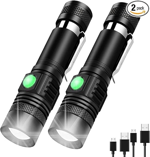 Ladattava LED USB-taskulamppu Tehokas taskukokoinen