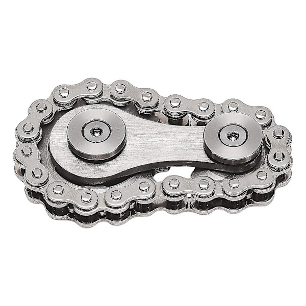 Ny 2023 Hot Rostfritt Stål Kedjehjul Fidgets Kedja Fidget Kub Växlar Länk Cykelkedja Nyhet Fidget Block Kinetisk Skrivbordsleksak silvergold