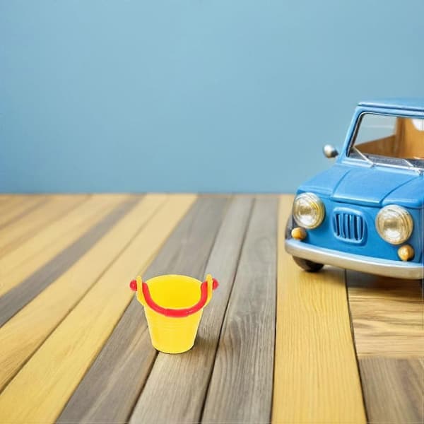 Miniature spandmodel til dukkehusrekvisitter med 20 stk. plastik minispande