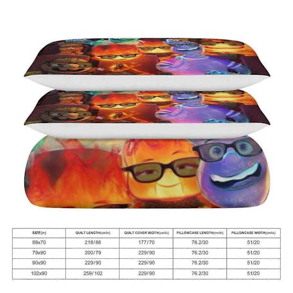 x101 Elemental 3-osainen vuodevaatesetti Lämmin ja mukava pehmeä pussilakanasetti 1 pussilakanalla ja 2 tyynyliinalla makuuhuoneeseen b101 135x200cm 53x78in