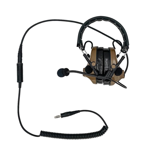 Headset-adapter 3,5 mm kontakt til Nato-plugg - 3,5 mm til U-174/u-forlengelse