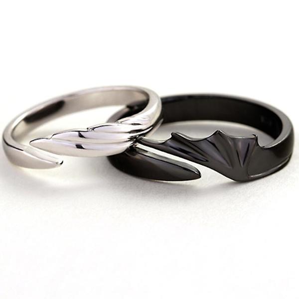 Hampaaton ja Valohirmu Säädettävä Seurustelusormus – Symbol of Bond and Adventure A pair