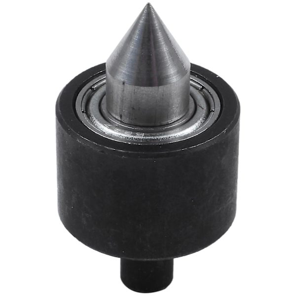 Live Center Head för svarvmaskin Revolving Center Diy tillbehör för minilathe träbearbetning black