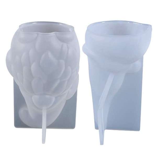 2 ST Julemann Duftlys Silikonform Gipsform - på lager-FA- 2pcs