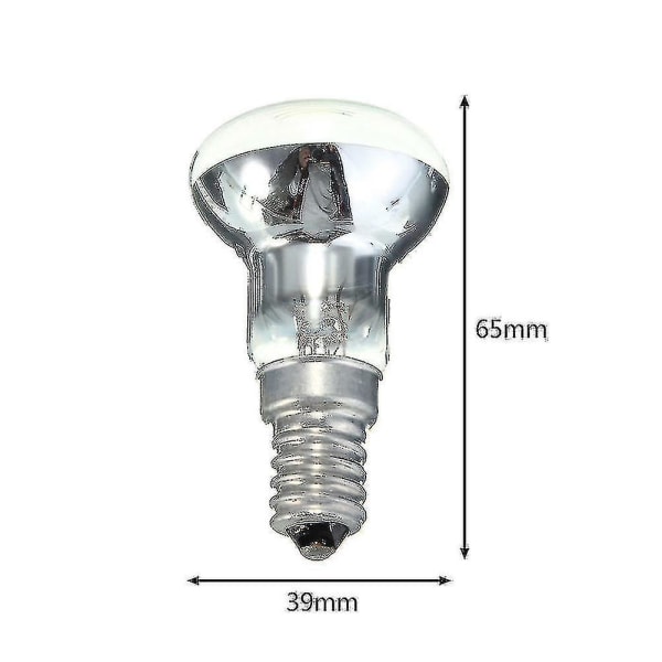 2 kpl korvaavat laavalamput E14 R39 25w Spotlight-ruuvikantainen hehkulamppu