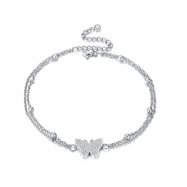 Perhoshopea anklet naisille