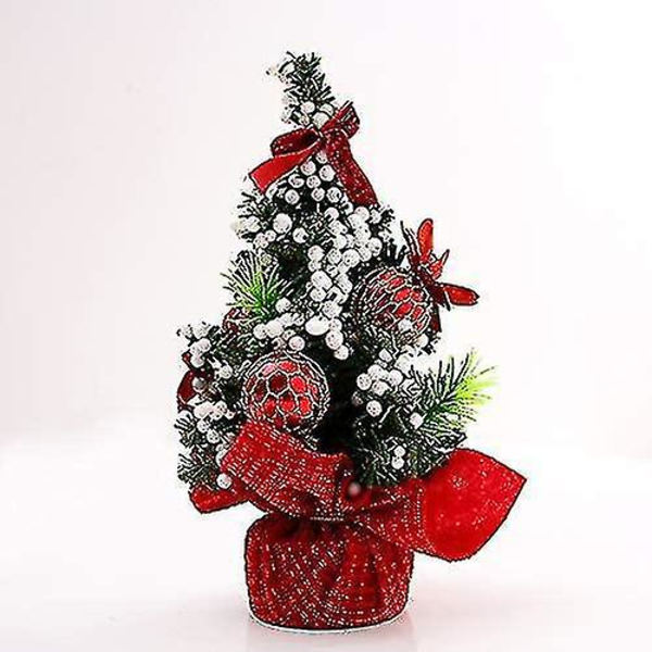 20cm Miniature Juletræ Julepynt, Juletræ Mini Kunstigt Juletræ Min Bd