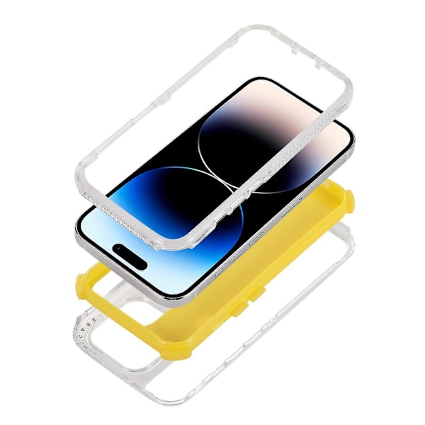 iPhone 16 Pro -kotelo 3-in-1, pudotussuojattu PC+TPU - Multicolor Green