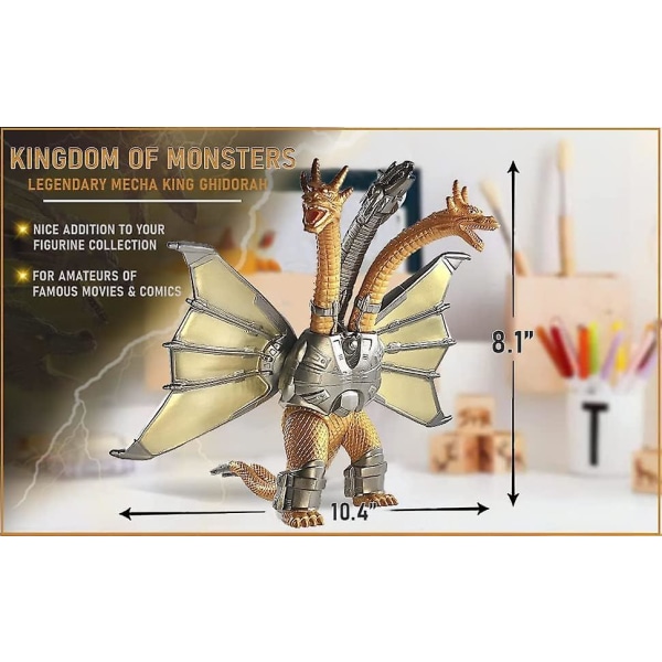 Godzilla vs. Mecha King Ghidorah, elokuvasarjan liikuteltavat nivelet King of the Action Figures syntymäpäivälahja lapselle