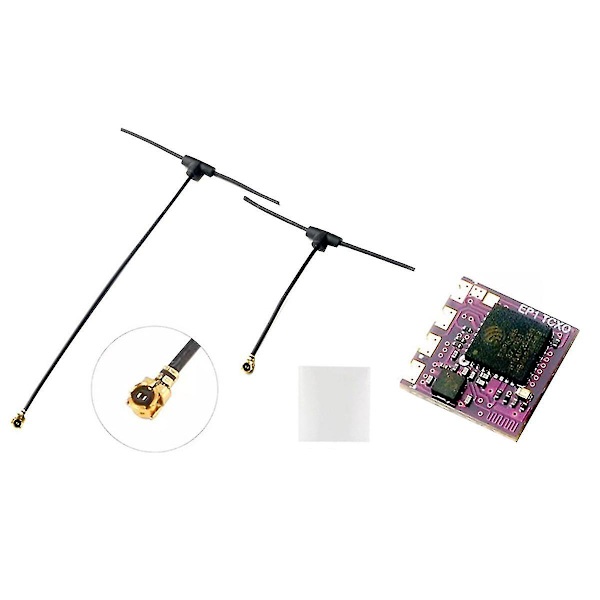 För EP1 TCXO-mottagare 2,4 GHz ESP8285 ELRS Micro-FPV Racing Drone-mottagare 25HZ-500Hz EP1 TCXO Purple