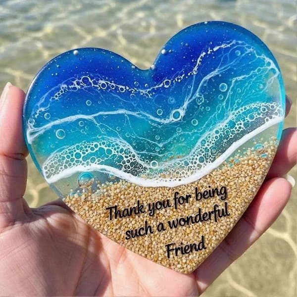 Ocean Pocket Heart Unik present för att uttrycka omsorg D/1pcs