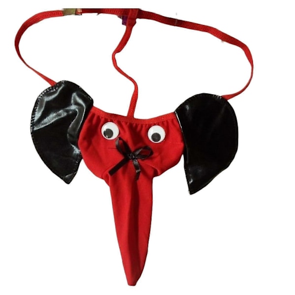 Elefant Sex Affair Sjov Thong Red black ears