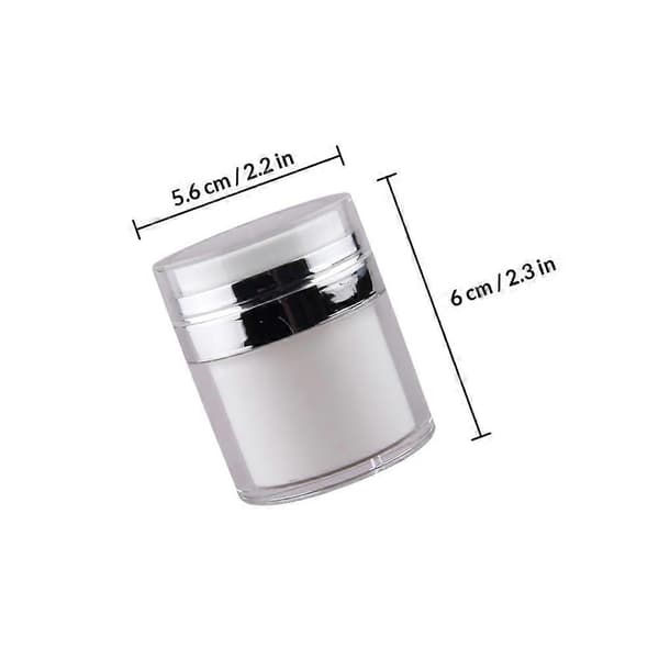 Silver Airless krämflaska för förvaring 5 st bekväm lotionpump