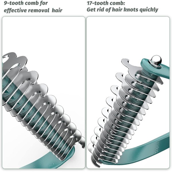 Grooming Tool Dobbeltsidet Undercoat Rake til Hunde, Kamme Børste