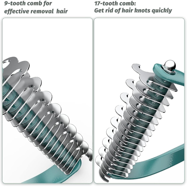Groomingverktøy Dobbeltsidig underullrive for hunder, kammerbørste